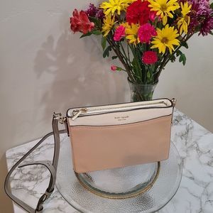 Authentic - Kate Spade Beige Crossbody Satchel